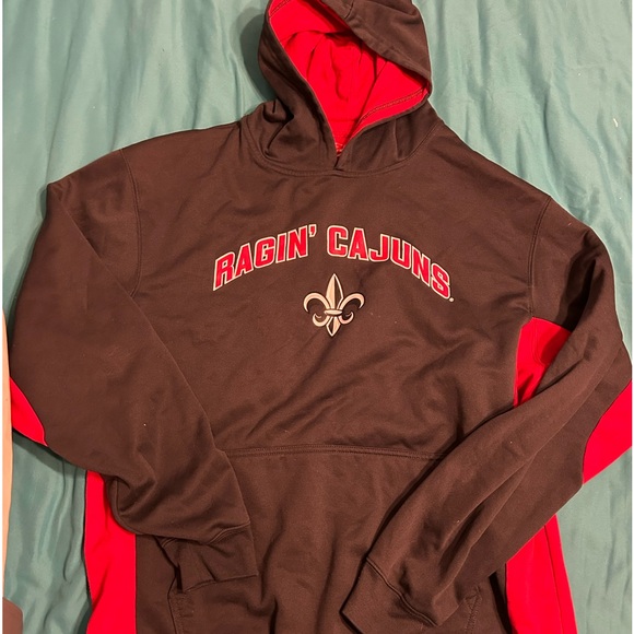 ULL University Louisiana Lafayette Ragin Cajuns Hoodie Sweatshirt XL - Picture 1 of 2